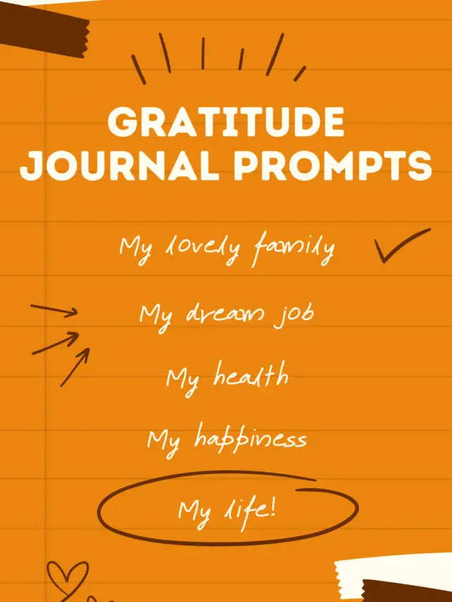 Gratitude Journal Prompts - Story - capa