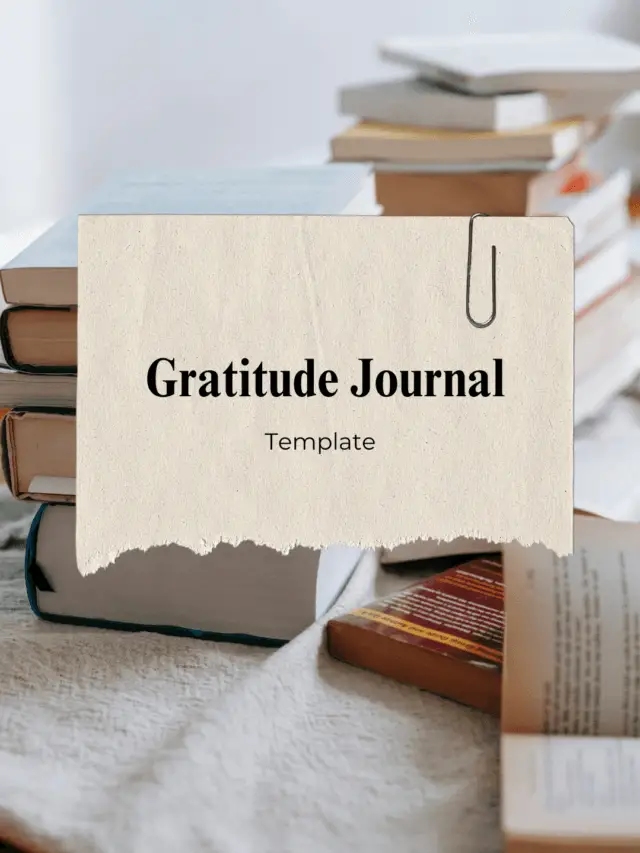 Gratitude Journal Templates - Story - capa